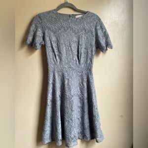Alterd State a gray Lace Skater Dress size M Y2K fairy grunge